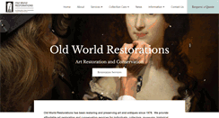 Desktop Screenshot of oldworldrestorations.com