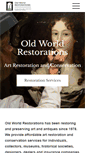 Mobile Screenshot of oldworldrestorations.com
