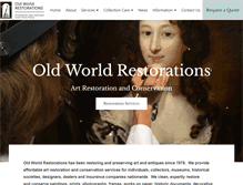 Tablet Screenshot of oldworldrestorations.com